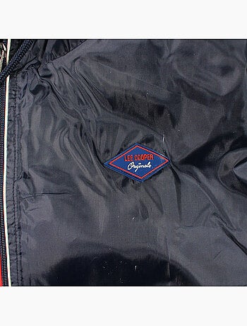Lee Cooper - Coupe vent homme marine avec capuche