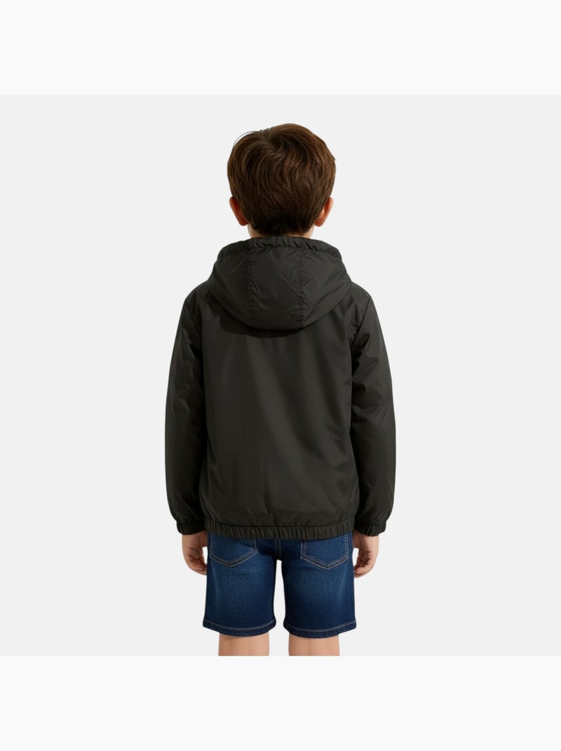 Lee cooper - coupe-vent zippé à capuche, poches zippées Kaki - Kiabi
