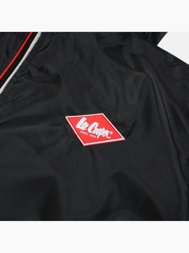 Lee cooper - coupe-vent zippé à capuche, poches zippées Noir - Kiabi