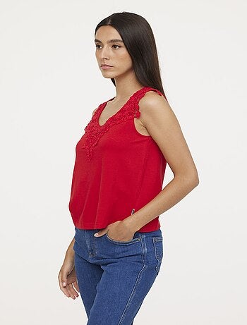 Lee Cooper - Débardeur AMACHI Cherry
