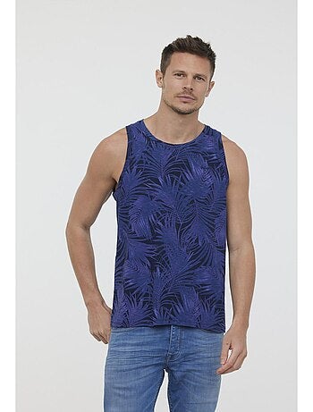 Soldes T shirt homme col rond Mode homme violet Kiabi