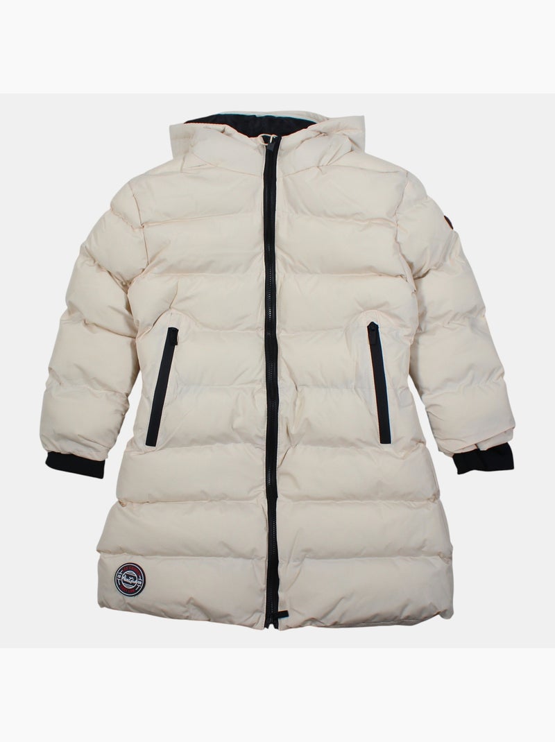 Lee cooper - doudoune longue fille Blanc - Kiabi