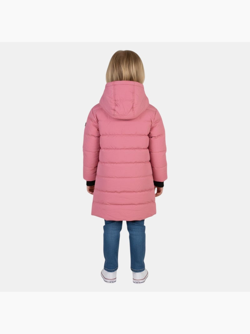 Lee cooper - doudoune longue fille Rose - Kiabi