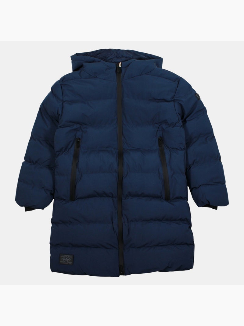 Lee cooper - doudoune longue garçon Bleu marine - Kiabi