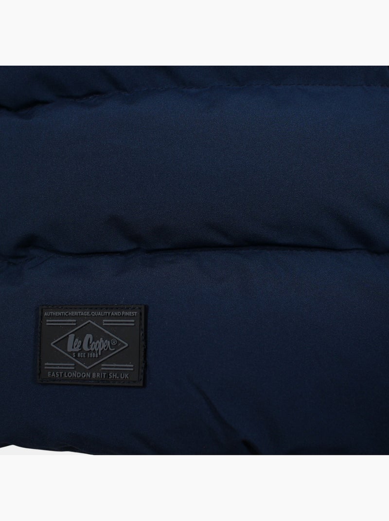 Lee cooper - doudoune longue garçon Bleu marine - Kiabi