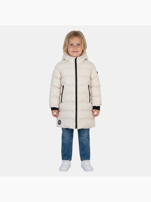 Lee cooper - doudoune longue zippée à capuche - Kiabi