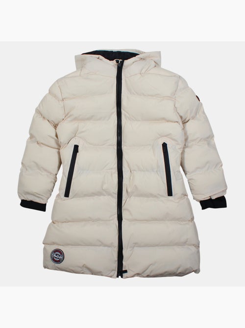 Lee cooper - doudoune longue zippée à capuche - Kiabi
