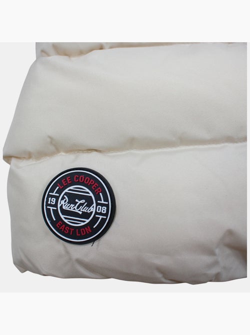 Lee cooper - doudoune longue zippée à capuche - Kiabi