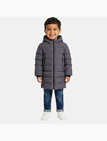 Lee cooper - doudoune longue zippée à capuche