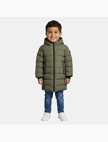 Lee cooper - doudoune longue zippée à capuche