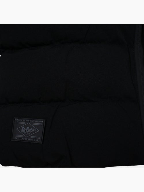 Lee cooper - doudoune longue zippée à capuche - Kiabi