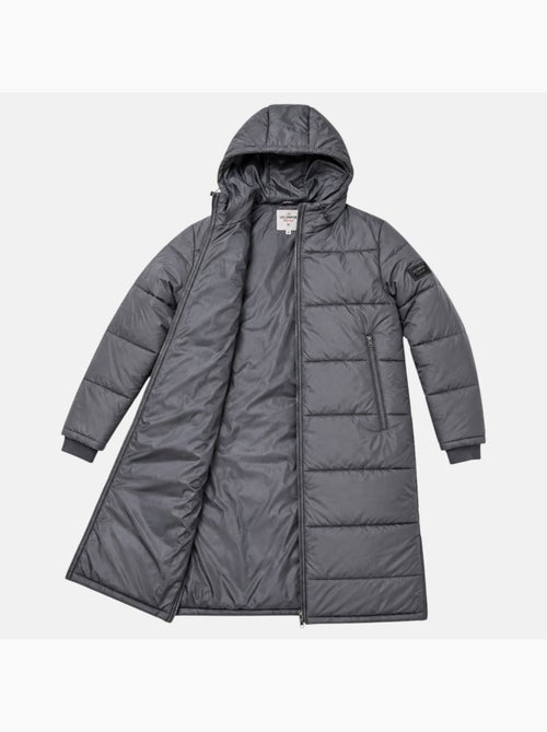 Lee cooper - doudoune longue zippée à capuche, poches zippées - Kiabi Lee cooper - doudoune longue zippée à capuche, poches zippées - Kiabi