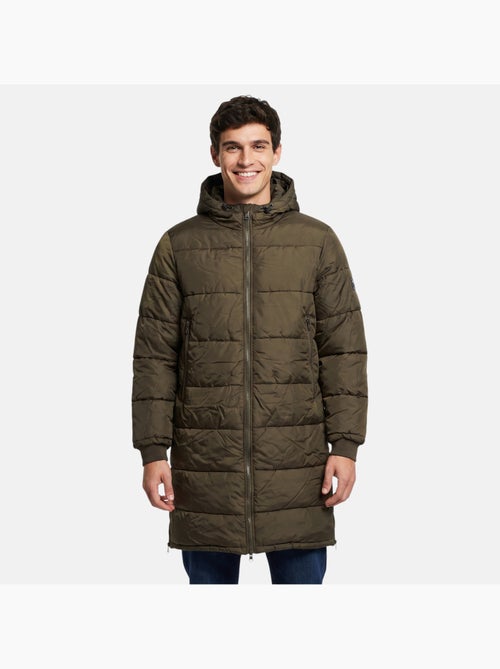 Lee cooper - doudoune longue zippée à capuche, poches zippées - Kiabi Lee cooper - doudoune longue zippée à capuche, poches zippées - Kiabi