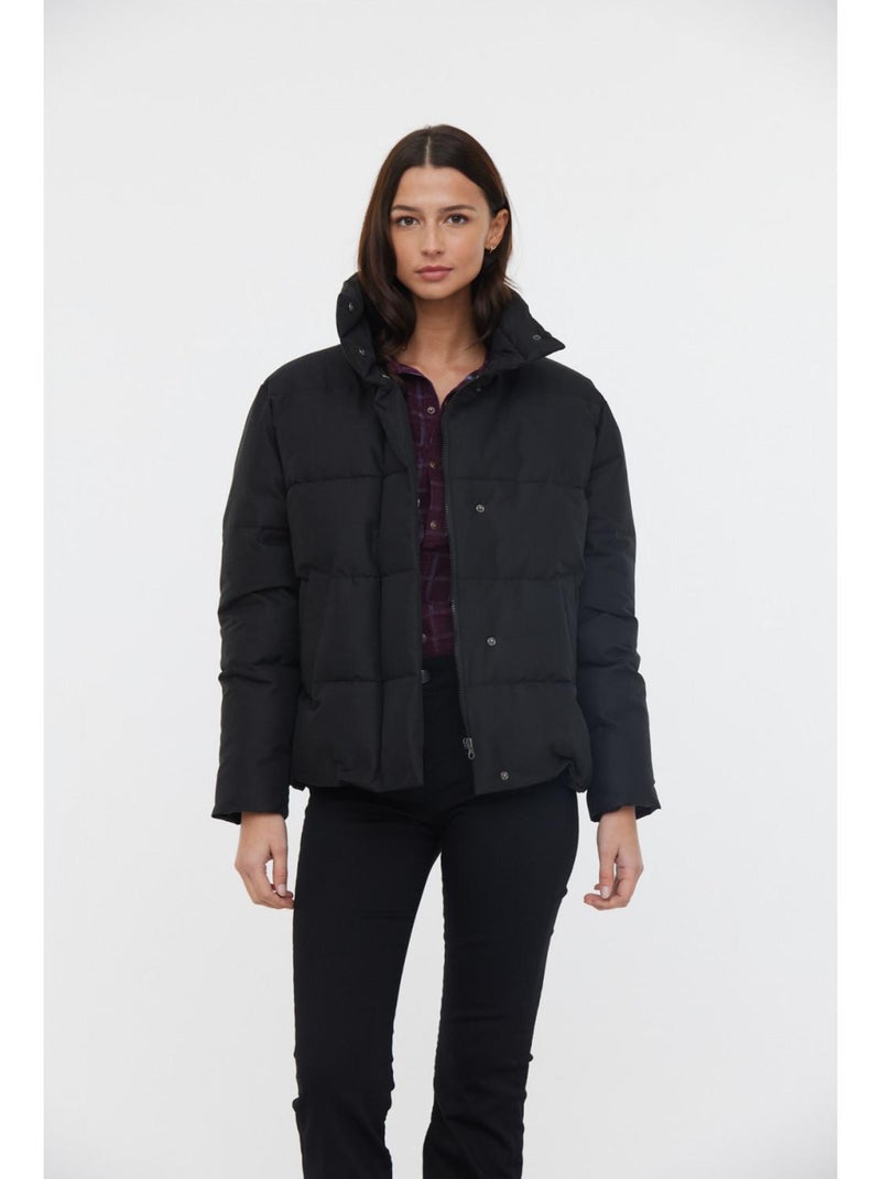 Lee Cooper - Doudoune manches longues coton loose FICANA Noir - Kiabi