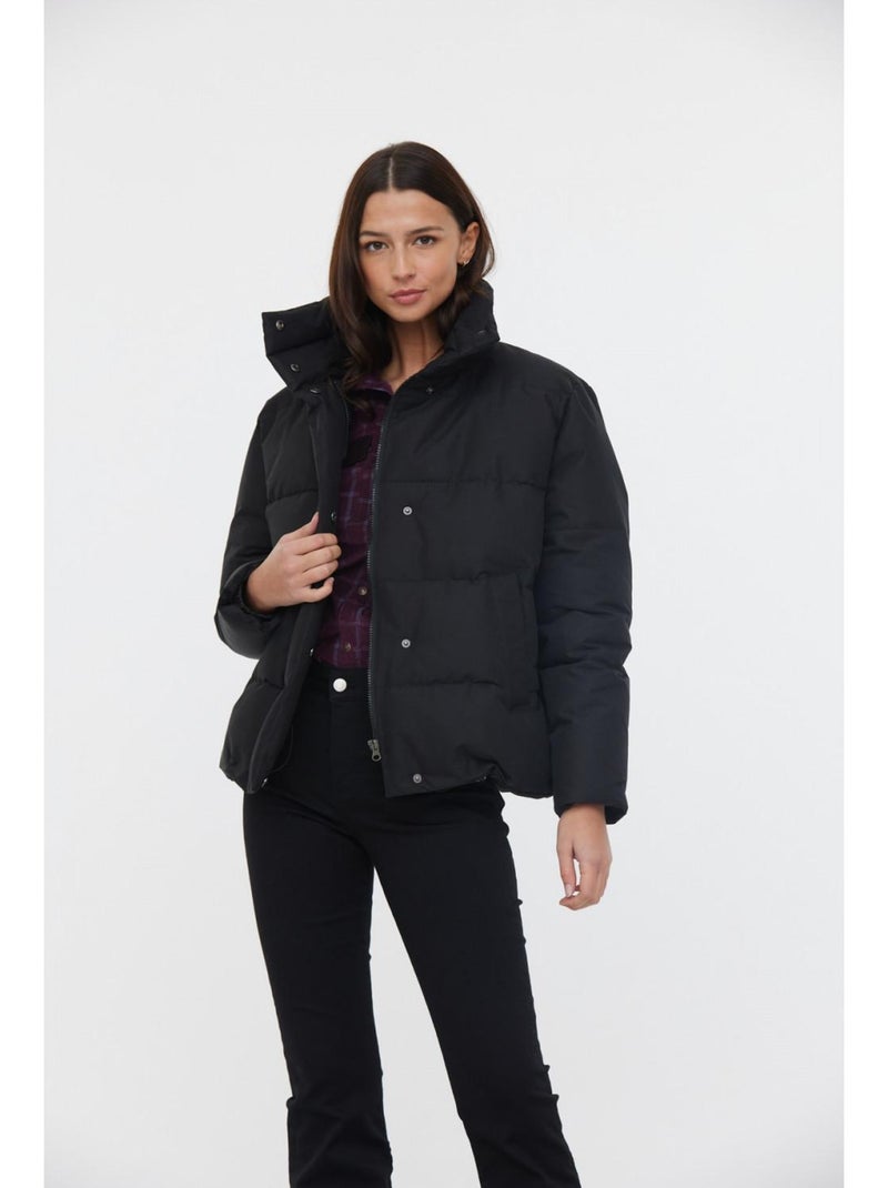 Lee Cooper - Doudoune manches longues coton loose FICANA Noir - Kiabi