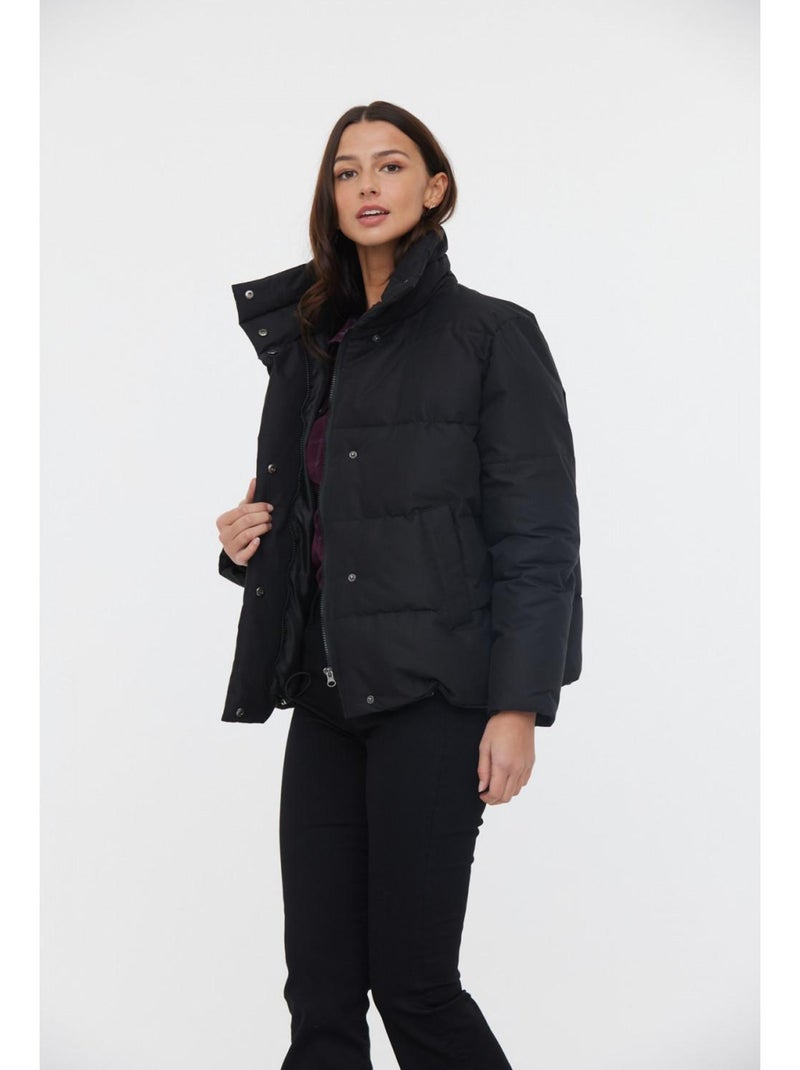 Lee Cooper - Doudoune manches longues coton loose FICANA Noir - Kiabi