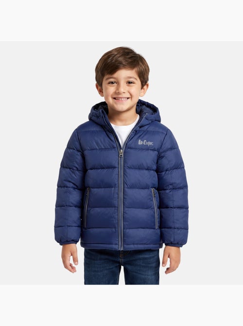 Lee cooper - doudoune matelassée zippée à capuche - Kiabi