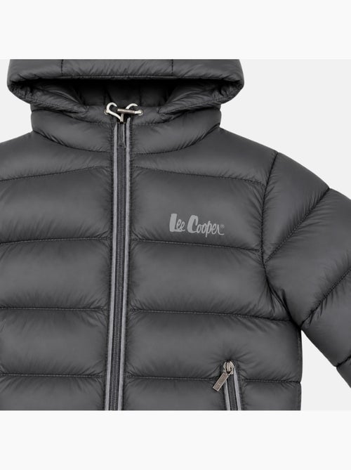 Lee cooper - doudoune matelassée zippée à capuche - Kiabi