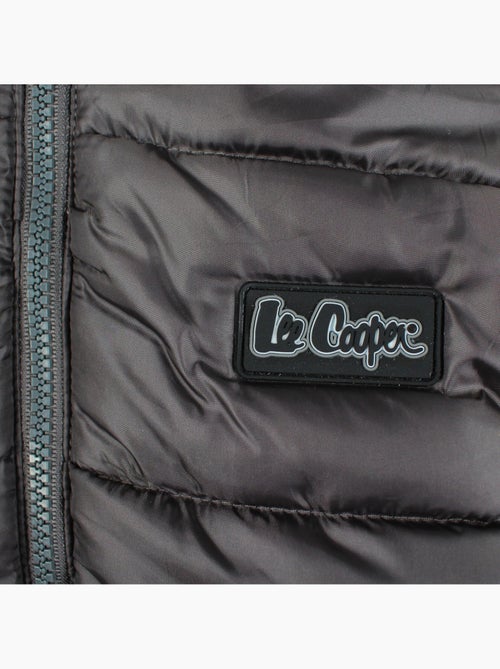 Lee cooper - doudoune matelassée zippée à capuche - Kiabi