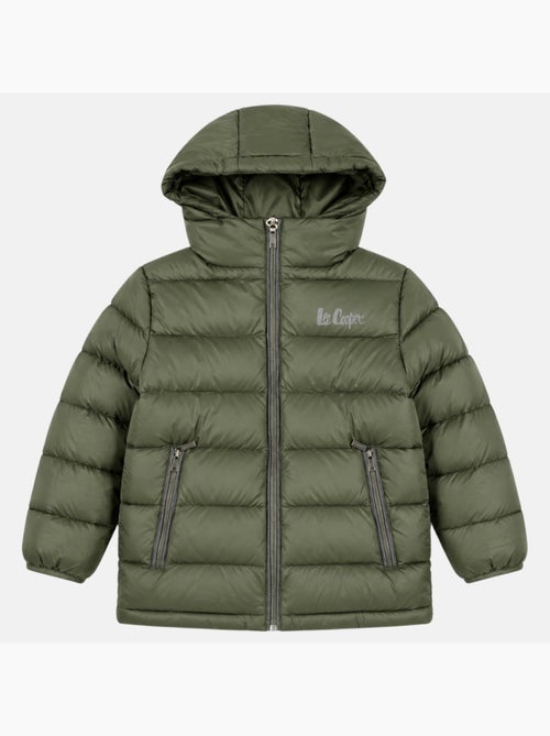 Lee cooper - doudoune matelassée zippée à capuche - Kiabi