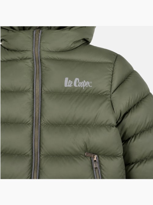 Lee cooper - doudoune matelassée zippée à capuche - Kiabi