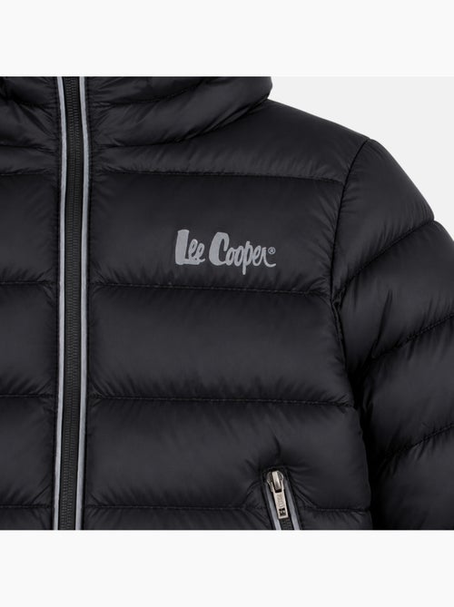 Lee cooper - doudoune matelassée zippée à capuche - Kiabi