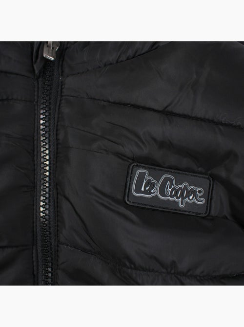 Lee cooper - doudoune matelassée zippée à capuche - Kiabi