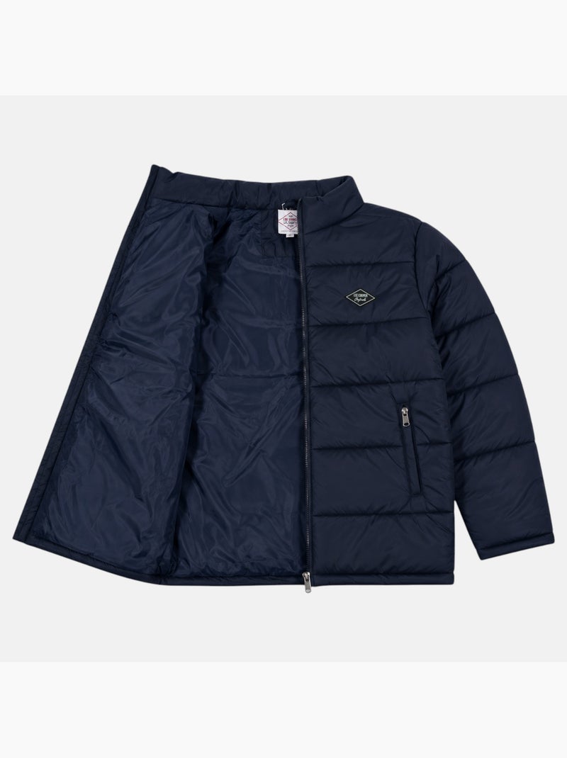 Lee cooper - doudoune matelassée zippée, poches zippées Bleu marine - Kiabi