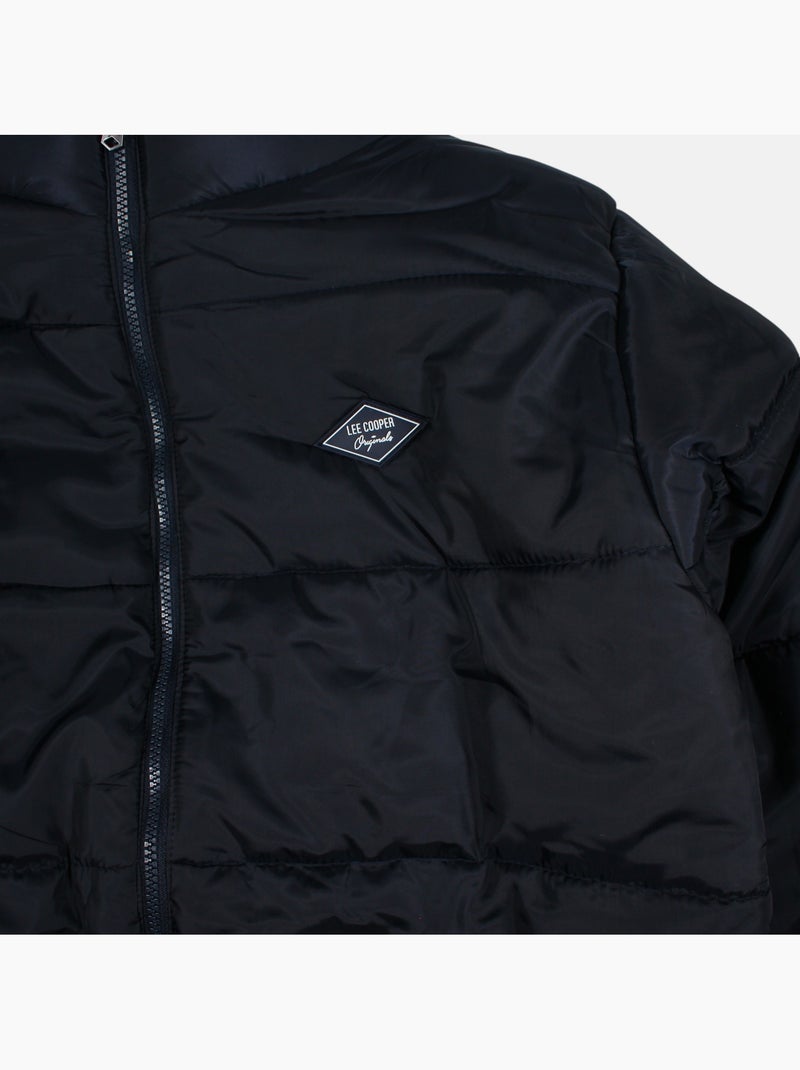 Lee cooper - doudoune matelassée zippée, poches zippées Bleu marine - Kiabi