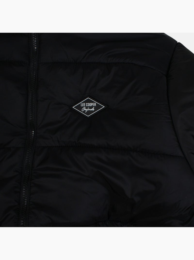 Lee cooper - doudoune matelassée zippée, poches zippées Noir - Kiabi