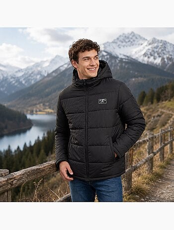 Lee cooper - doudoune matelassée zippée, poches zippées