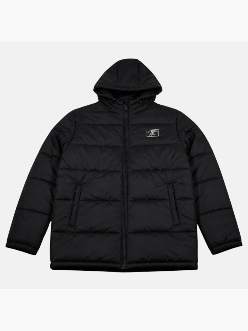 Lee cooper - doudoune matelassée zippée, poches zippées Noir - Kiabi