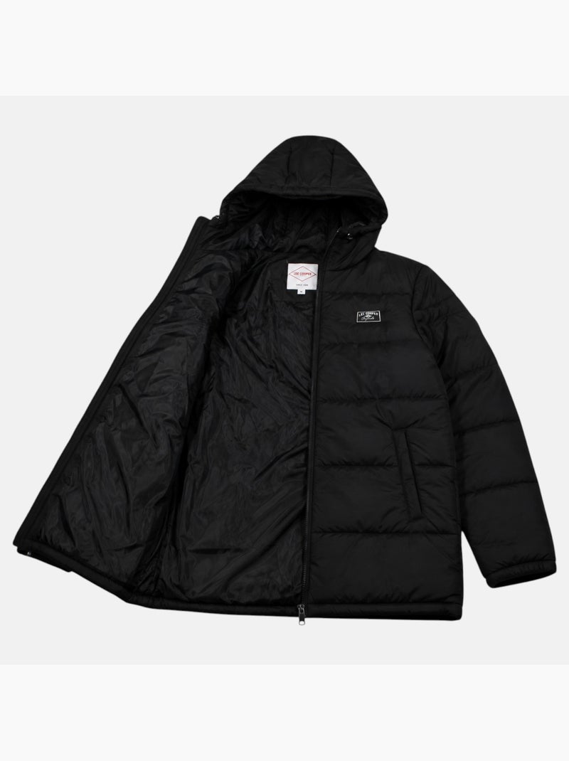Lee cooper - doudoune matelassée zippée, poches zippées Noir - Kiabi