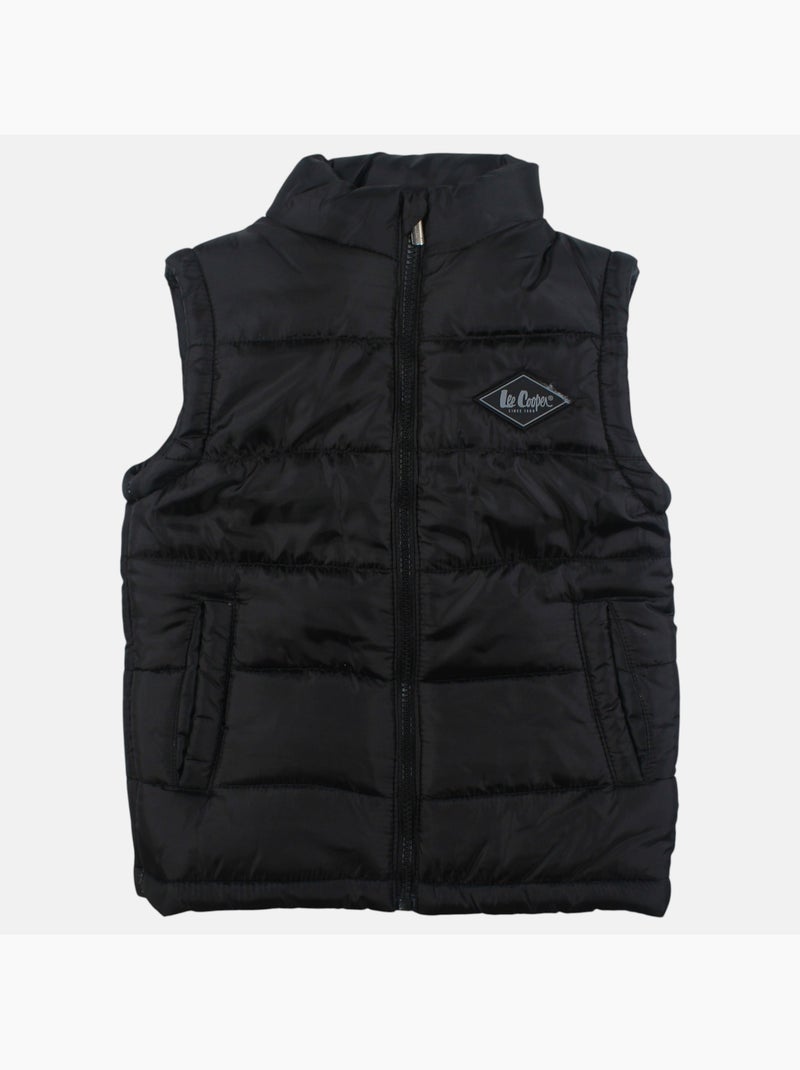 Lee Cooper - Doudoune  sans manches Garçon Noir - Kiabi