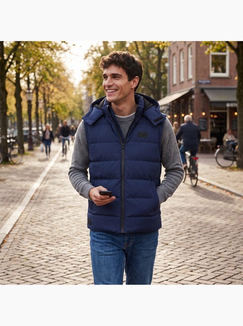 Lee cooper - doudoune sans manches homme avec capuche - Kiabi Lee cooper - doudoune sans manches homme avec capuche - Kiabi