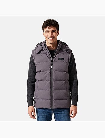 Lee cooper - doudoune sans manches homme avec capuche