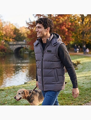 Lee cooper - doudoune sans manches homme avec capuche