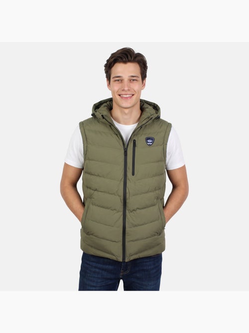 Lee cooper - doudoune sans manches zippée à capuche, poches zippées - Kiabi Lee cooper - doudoune sans manches zippée à capuche, poches zippées - Kiabi