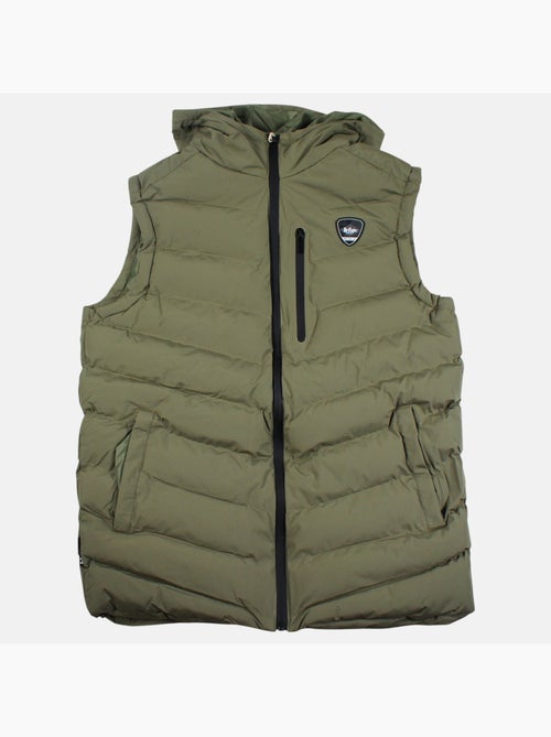 Lee cooper - doudoune sans manches zippée à capuche, poches zippées - Kiabi Lee cooper - doudoune sans manches zippée à capuche, poches zippées - Kiabi