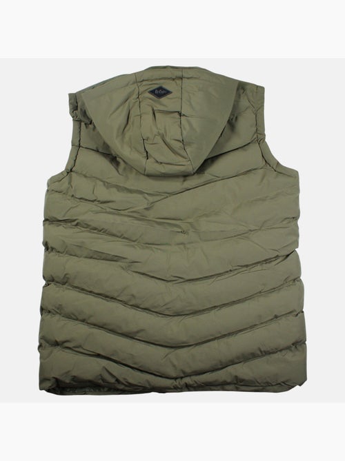 Lee cooper - doudoune sans manches zippée à capuche, poches zippées - Kiabi Lee cooper - doudoune sans manches zippée à capuche, poches zippées - Kiabi