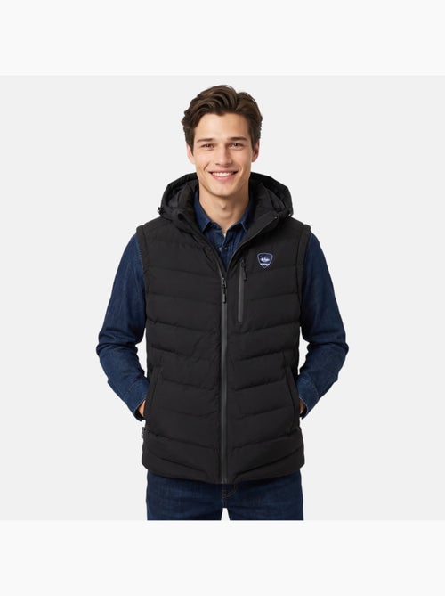 Lee cooper - doudoune sans manches zippée à capuche, poches zippées - Kiabi Lee cooper - doudoune sans manches zippée à capuche, poches zippées - Kiabi