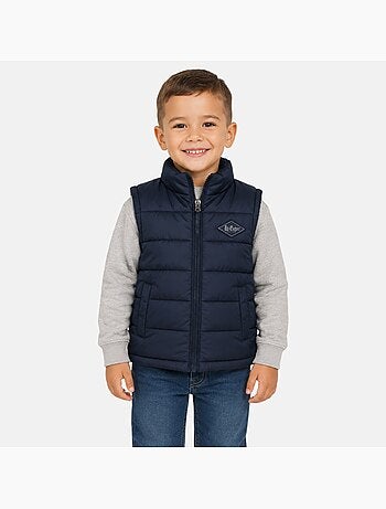 Lee cooper - doudoune sans manches zippée col montant