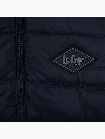 Lee cooper - doudoune sans manches zippée col montant