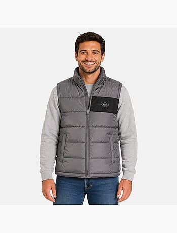 Lee cooper - doudoune sans manches zippée col montant