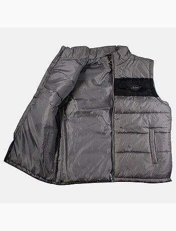 Lee cooper - doudoune sans manches zippée col montant