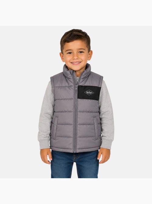 Lee cooper - doudoune sans manches zippée col montant - Kiabi