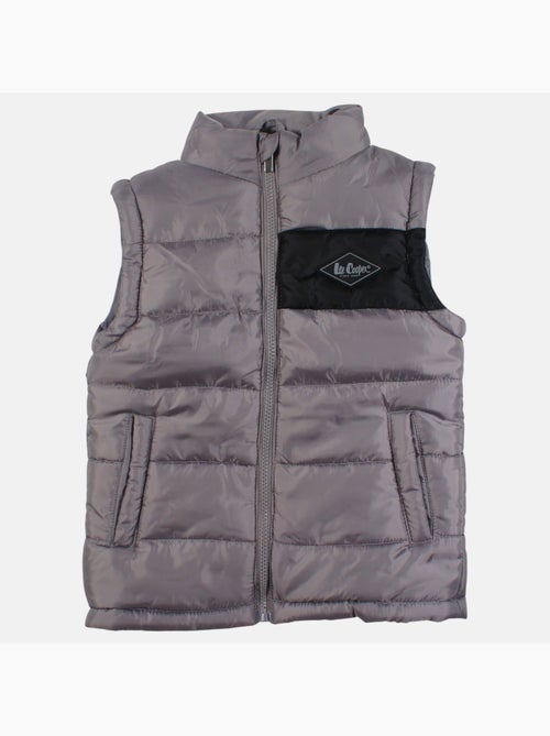 Lee cooper - doudoune sans manches zippée col montant - Kiabi