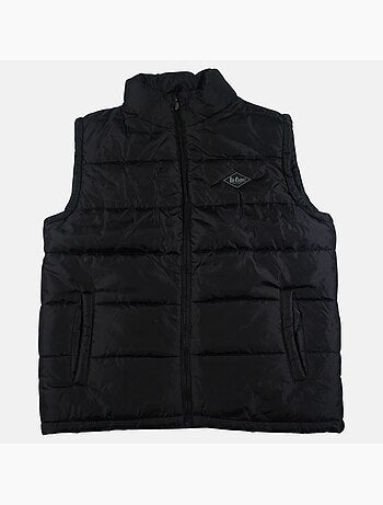 Lee cooper - doudoune sans manches zippée col montant