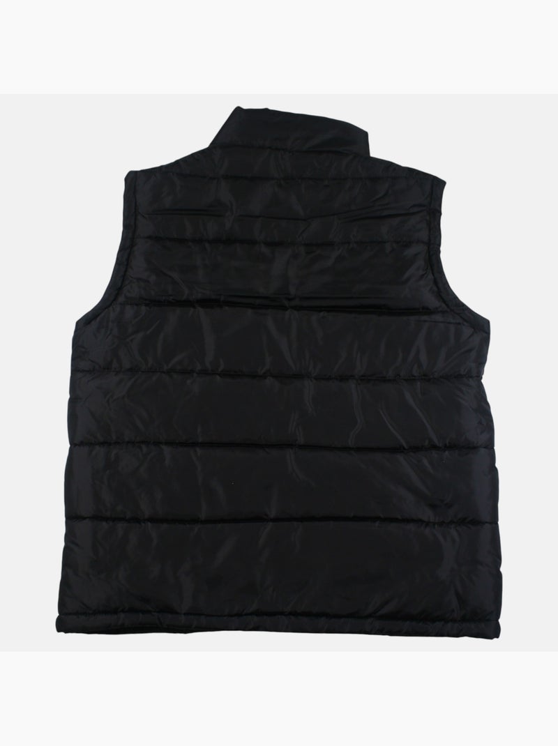 Lee cooper - doudoune sans manches zippée col montant Noir - Kiabi