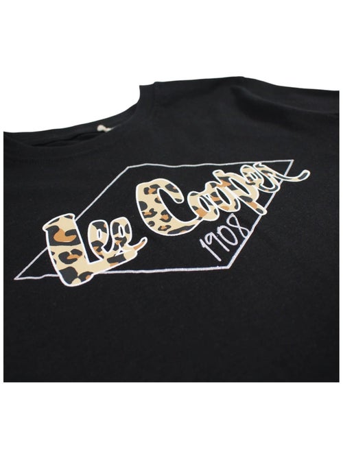 Lee Cooper - Ensemble 2 pièces T-shirt et short motif leopard fille - Kiabi